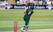 Olly Stone of Nottinghamshire is in action at the crease during the Vitality T20 Blast mat...