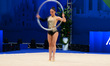 CASALI Gioia performs during the race of the FGI Rhythmic Gymnastics World Cup 2025 in Uni...