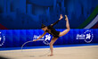 FOELDESI Panni performs during the race at the FGI Rhythmic Gymnastics World Cup 2025 in U...
