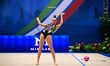 LEBEDEVA Alise performs during the race of the FGI Rhythmic Gymnastics World Cup 2025 in U...