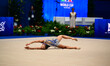 Sofia Raffaeli performs during the race of the FGI Rhythmic Gymnastics World Cup 2025 in U...