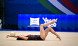 WANG Zilu performs during the race of the FGI Rhythmic Gymnastics World Cup 2025 in Unipol...