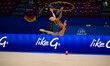 RAMADANI Gresa performs during the FGI Rhythmic Gymnastics World Cup 2025 at Unipol Forum...