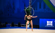 BREZALIEVA Eva performs during the race of the FGI Rhythmic Gymnastics World Cup 2025 in U...