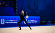 SARANOVA Tereza performs during the race of the FGI Rhythmic Gymnastics World Cup 2025 in...