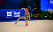 Sofia Raffaeli performs during the race of the FGI Rhythmic Gymnastics World Cup 2025 in U...