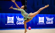 KEYS Rin performs during the race of the FGI Rhythmic Gymnastics World Cup 2025 in Unipol...