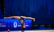 ENACHE Sabina performs during the race at the FGI Rhythmic Gymnastics World Cup 2025 in Un...