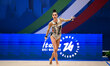 EMIR Hatice Gokce performs during the race of the FGI Rhythmic Gymnastics World Cup 2025 i...