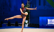 WANG Zilu performs during the race of the FGI Rhythmic Gymnastics World Cup 2025 in Unipol...