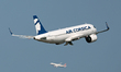 An Air Corsica Airbus A320-252N takes off from Marseille Provence Airport in Marseille, Fr...
