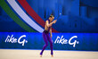 ONOFRIICHUK Taisiia  performs during the race of the FGI Rhythmic Gymnastics World Cup 202...