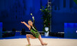 SUZUKI Naruha  performs during the race of the FGI Rhythmic Gymnastics World Cup 2025 in U...