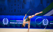 KALLEMAA Carmel  performs during the race of the FGI Rhythmic Gymnastics World Cup 2025 in...