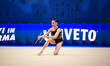 ALEXANDRE M.Eduarda  performs during the race of the FGI Rhythmic Gymnastics World Cup 202...
