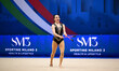 MATSUSAKA Reina  performs during the race of the FGI Rhythmic Gymnastics World Cup 2025 in...