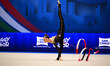 KALLEMAA Carmel  performs during the race of the FGI Rhythmic Gymnastics World Cup 2025 in...