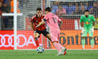 Inter Miami CF midfielder Lionel Messi #10 participates in the Major League Soccer match a...
