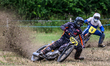 Jack Roberts (474) leads Simon Hammersley (4) in the 500cc Class during the ACU Northern G...