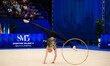 TUGOLUKOVA Vera performs during the FGI Rhythmic Gymnastics World Cup 2025 in Unipol Forum...