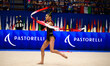 Sofia Raffaeli performs during the FGI Rhythmic Gymnastics World Cup 2025 in Unipol Forum,...