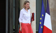 France's Minister in charge of Labor and Employment, Astrid Panosyan-Bouvet, leaves follow...
