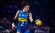 Alice Carlotta Degradi plays during the volleyball match between Italy and the United Stat...