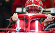 Charles Leclerc of Monaco and Scuderia Ferrari jumps into the cockpit during practice ahea...