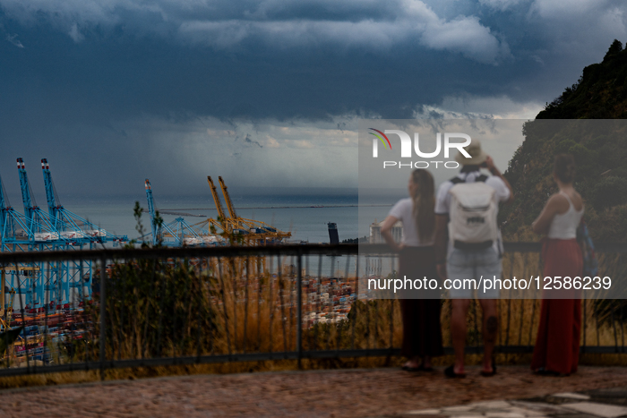 Summer Storm On The Catalan Coast.