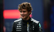 Andrea Kimi Antonelli of the Mercedes-AMG Petronas F1 Team walks in the paddock after the...
