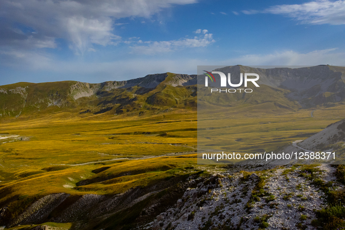 Drone View Of Gran Sasso d’Italia