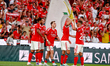 Kerem Akturkoglu, forward of SL Benfica, celebrates after scoring a goal during the Pre-Se...