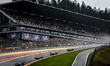 The track overview occurs during the Formula 2 Moet & Chandon Belgium Grand Prix 2025 at t...