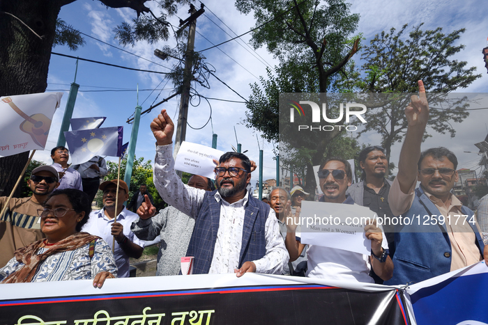 Anti- Abortion And Anti- Same Sex-marriage Demonstration In Kathmandu 