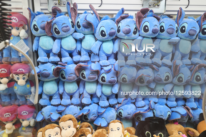 Summer Shopping Scene In A Supermarket