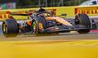 Oscar Piastri of Australia driving the race car No 81, a McLaren MCL39 with a Mercedes eng...