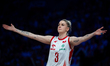 Magdalena Stysiak plays during the 3rd place match between Poland and Japan in Lodz, Polan...