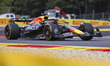 Max Verstappen of Netherlands driving race car No 1, the RB21 with a Honda RBPT power unit...