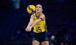 Helena Wenk Hoengen plays during the final match between Italy and Brazil in Lodz, Poland,...