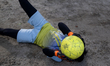 Girls practice at a women's football academy in Nandail, Mymensingh, Bangladesh, on July 2...