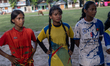 Girls practice at a women's football academy in Nandail, Mymensingh, Bangladesh, on July 2...