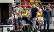 NAC Breda trainer Carl Hoefkens is present during the match between NAC and Volos (friendl...