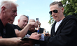 Bryan Adams during the unveiling of his star on the Alley of Stars in Krakow, Poland on Ju...