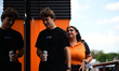 Oscar Piastri of the McLaren F1 Team walks in the paddock during media day of the Hungaria...