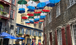 Umbrella Alley is along Rue du Cul-de-Sac in Old Quebec City, Quebec, Canada, on June 24,...