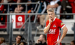 AZ Alkmaar forward Isak Jensen plays during the match between AZ and Ilves at the AFAS Sta...