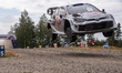 Takamoto Katsuta from Japan and Aaron Johnston from Ireland drive a Toyota GR Yaris Rally1...