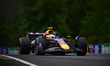 Yuki Tsunoda of Red Bull Racing runs during free practice of the Hungarian GP, the 14th ro...