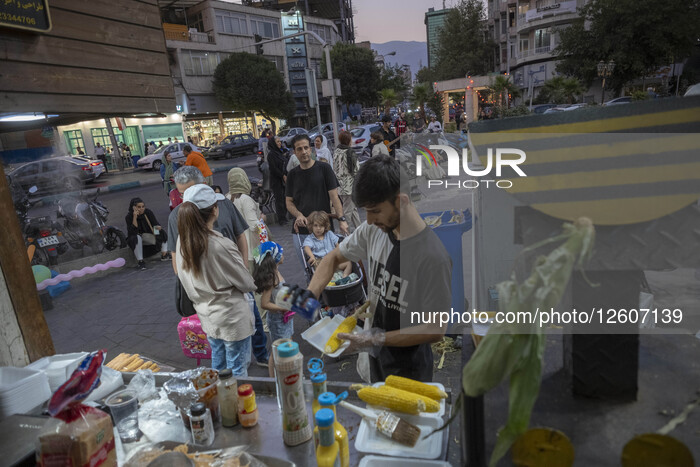Daily Life In Tehran Following A Day With High UV Index