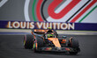 Lando Norris of the McLaren F1 Team runs during the qualifying of the Hungarian GP, the 14...